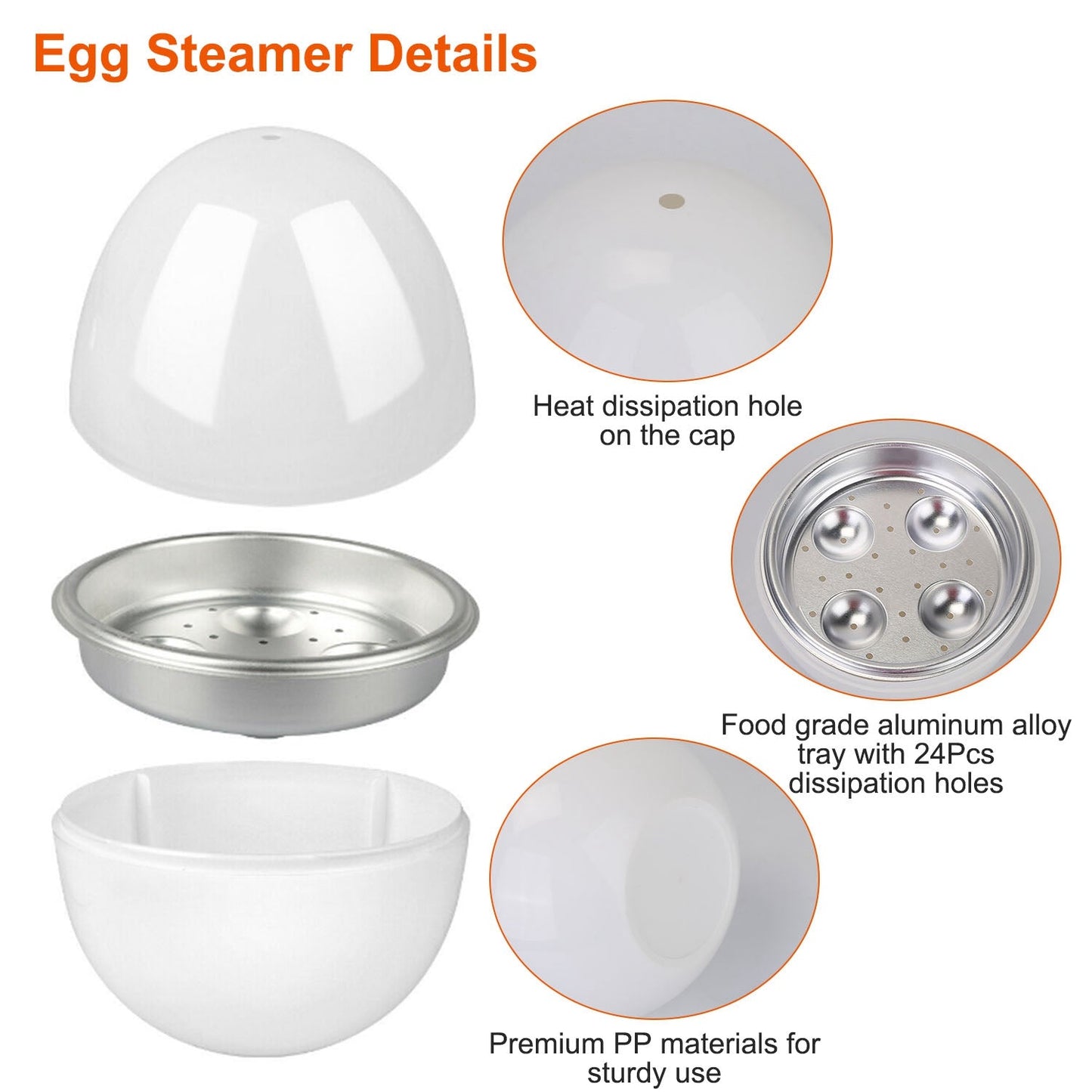 Microwave Egg Broiler Cooker Up to 4 Eggs __stock:100 Kitchen & Dining refund_fee:1200 Warranty