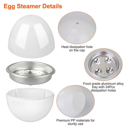 Microwave Egg Broiler Cooker Up to 4 Eggs __stock:100 Kitchen & Dining refund_fee:1200 Warranty