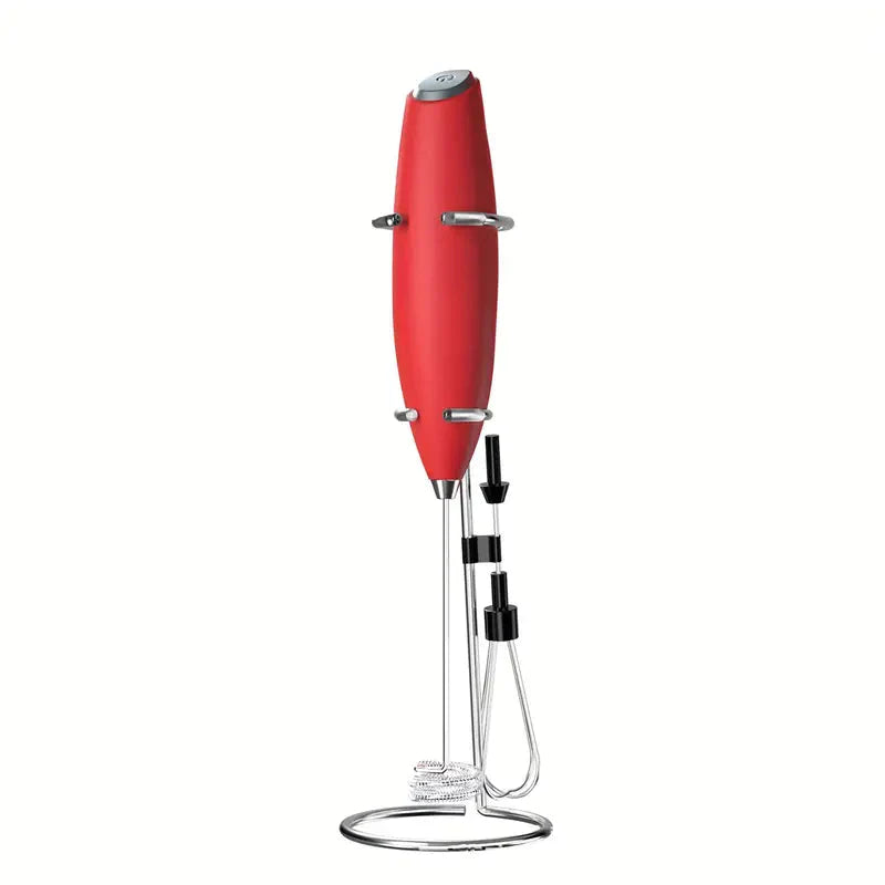 Milk Frother, Handheld Electric Mixer Red __stock:200 Kitchen & Dining refund_fee:800 show-color-swatches Warranty