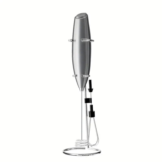 Milk Frother, Handheld Electric Mixer Silver __stock:200 Kitchen & Dining refund_fee:800 show-color-swatches Warranty