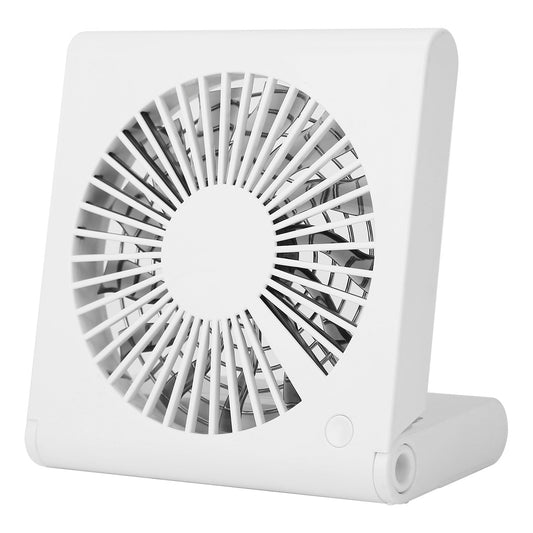 Mini Electric Desk Fan USB Rechargeable White __stock:50 Household Appliances Low stock refund_fee:1200 Warranty