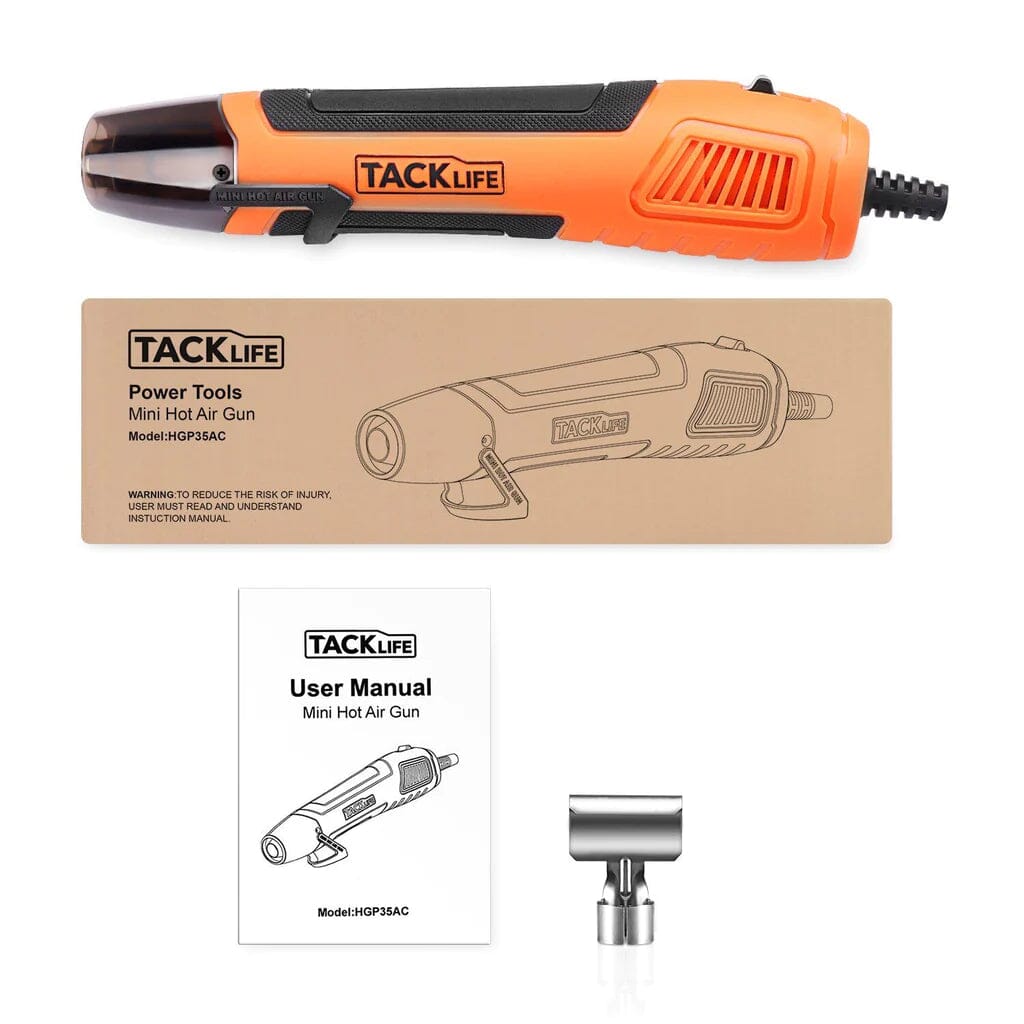 Mini Heat Gun 350W/662°F Hot Air Gun with 6.56Ft Long Cable __stock:800 Home Improvement refund_fee:800 Warranty