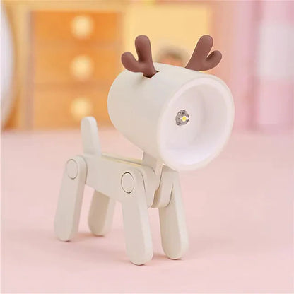 Mini LED Desk Lamp Deer White __stock:200 Indoor Lighting refund_fee:800 Warranty