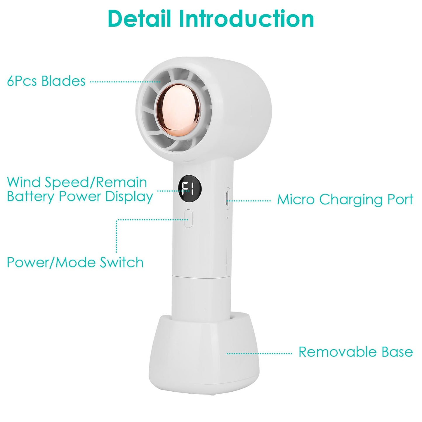 Mini Portable USB Rechargeable Handheld Cooling Fan __stock:50 Household Appliances Low stock refund_fee:1200 Warranty