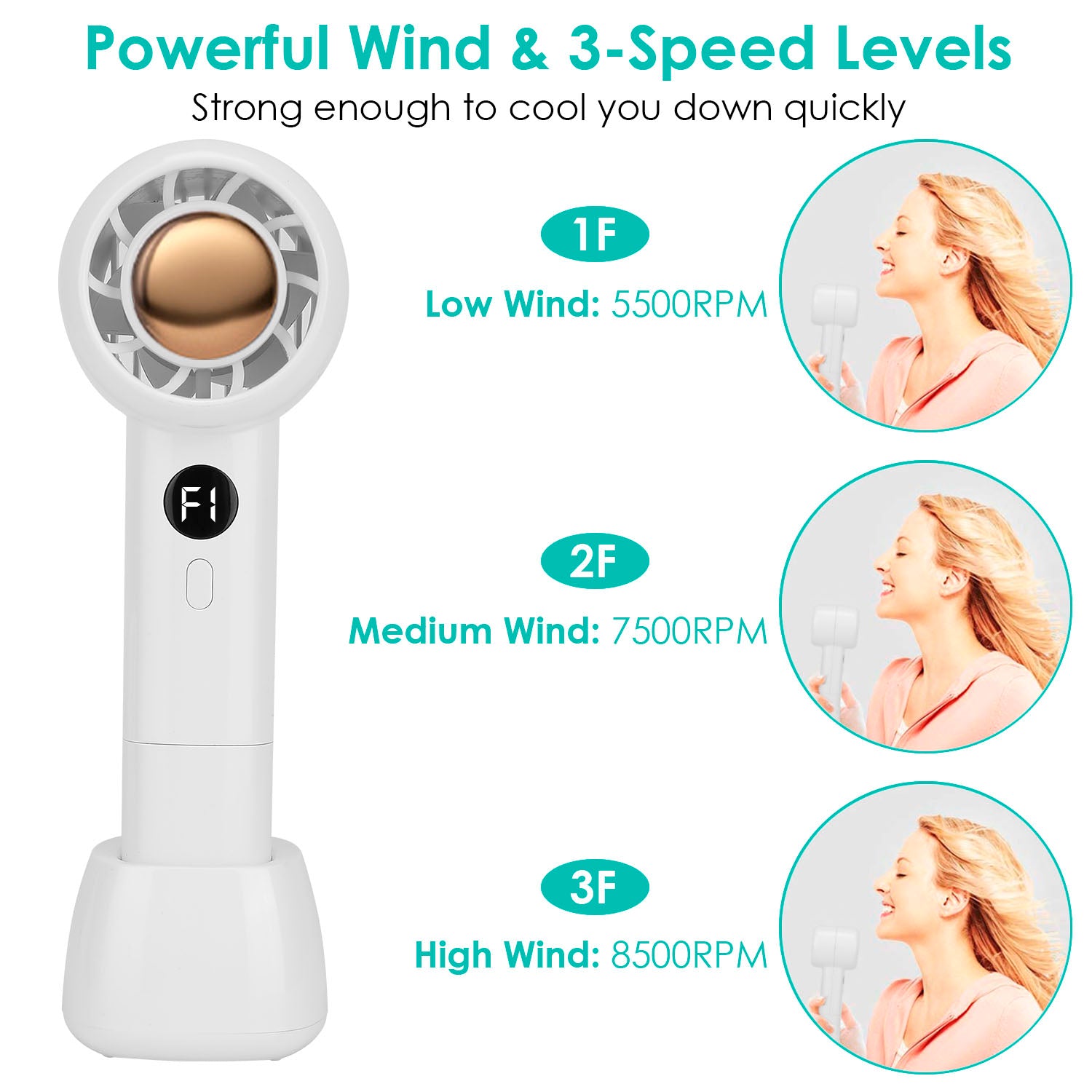 Mini Portable USB Rechargeable Handheld Cooling Fan __stock:50 Household Appliances Low stock refund_fee:1200 Warranty