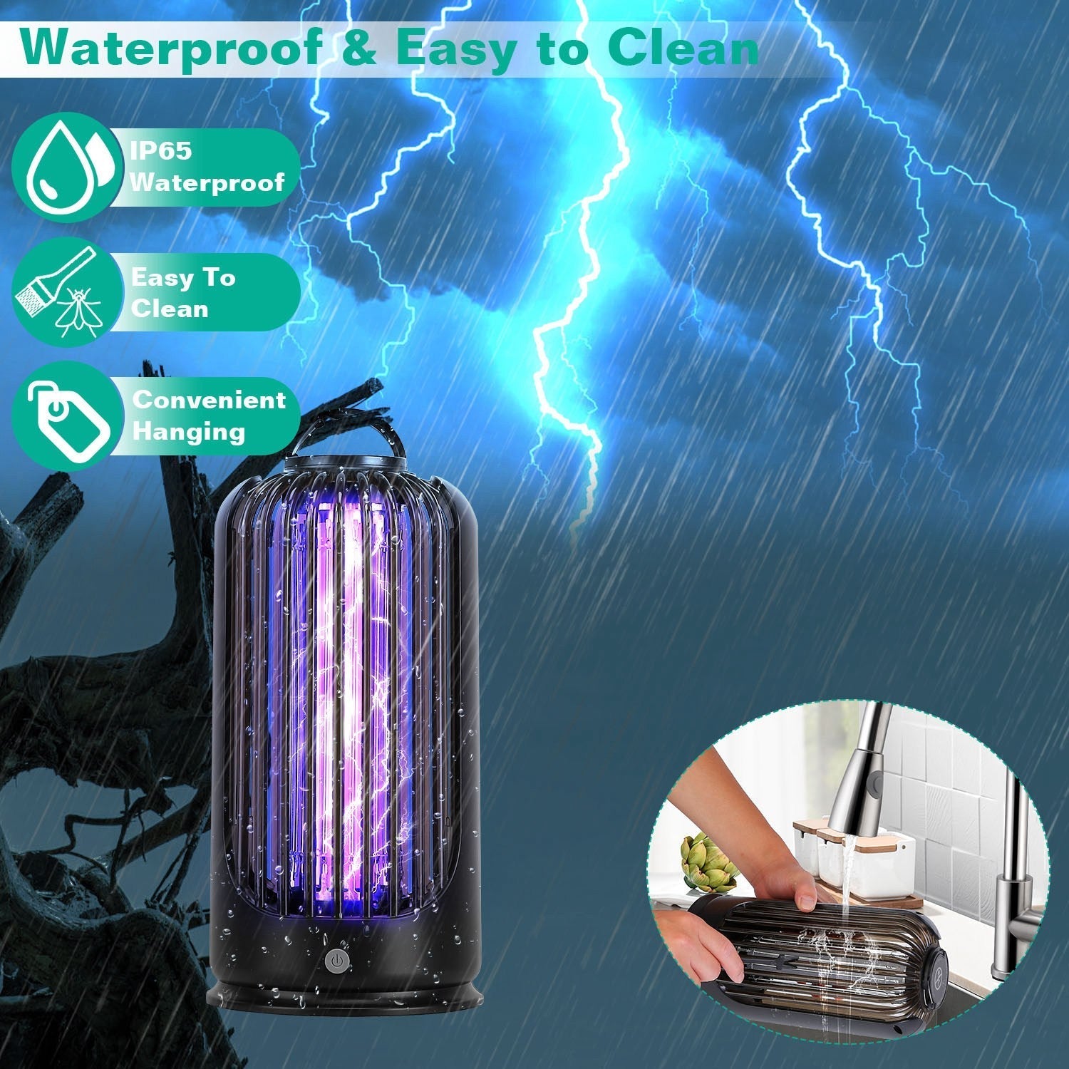 Mosquito Killer Lamp 2000V High Powered Pest Control __stock:50 Low stock Pest Control refund_fee:1200 Warranty