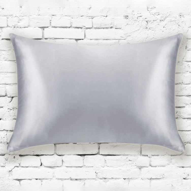 Mulberry Silk Pillowcases - Assorted Colors Silver __label2:BOGO 30% OFF __stock:300 Bedding PriceCheck refund_fee:800