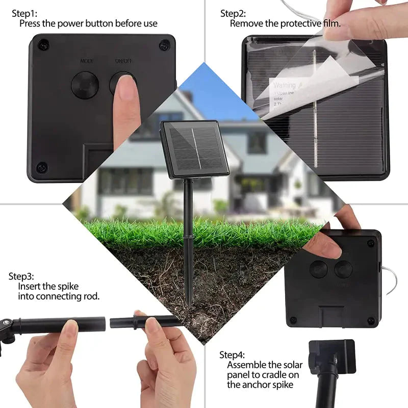 Multi-Color Changing LED Solar Mushroom Light __stock:200 Outdoor Lighting refund_fee:1200 Warranty