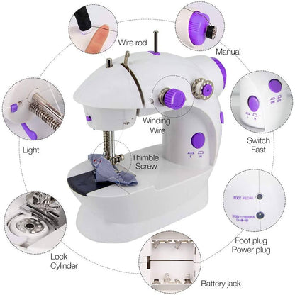 Multifunction Electric Mini Sewing Machine __stock:100 Household Appliances refund_fee:1200 Warranty