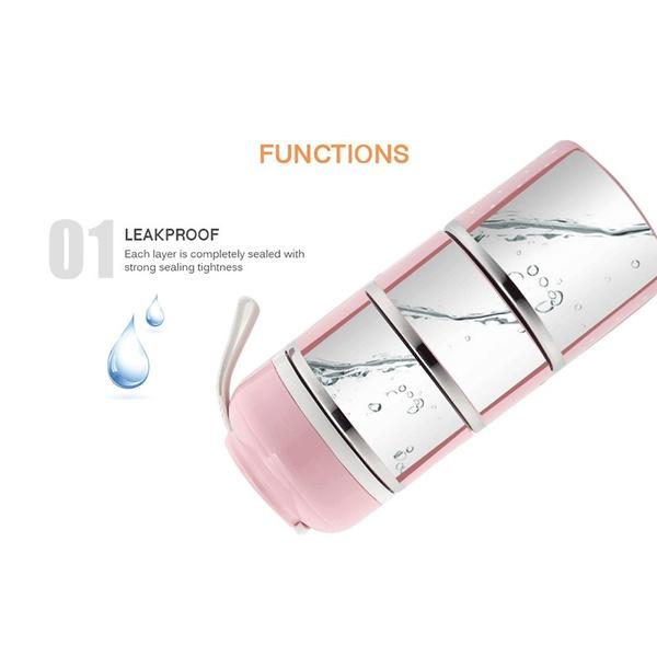 Multilayer Cute Thermal Lunch Box Stainless Steel Food Container __stock:500 Kitchen & Dining refund_fee:1200