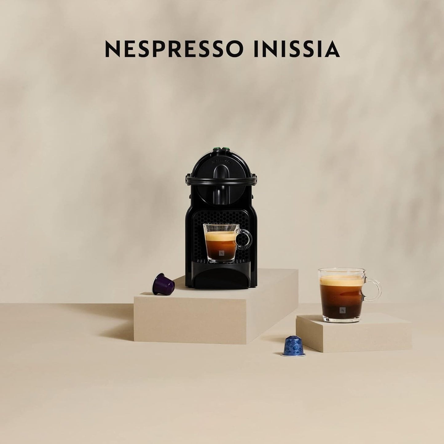 Nespresso Inissia 24 Ounce Espresso and Lungo Coffee Machine with Energy-Saving Mode __stock:50 Kitchen & Dining Low stock refund_fee:2800 Refurbished Warranty