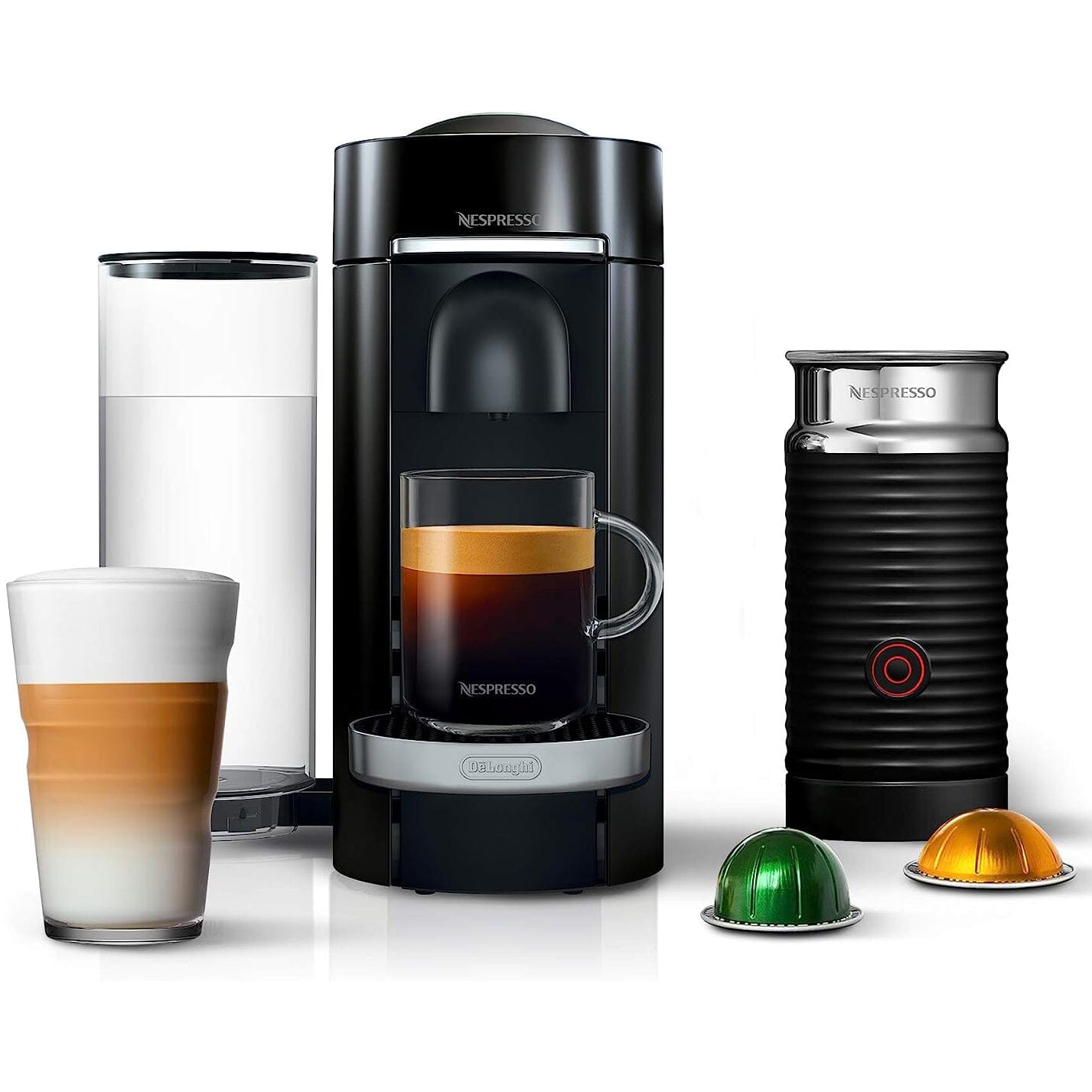 Nespresso VertuoPlus Deluxe Coffee and Espresso Machine (Refurbished) With Frother __stock:200 Kitchen & Dining refund_fee:2200 Refurbished Warranty