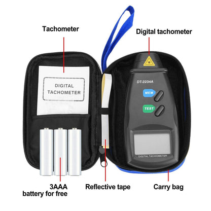 Non Contact Digital Tachometer 20713A Home Improvement refund_fee:1200 Warranty