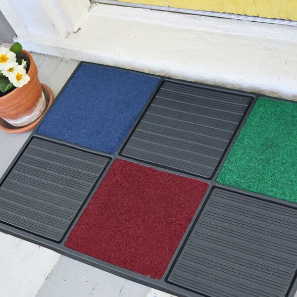 Non-Slip Rubber Utility Doormat __stock:50 Garden & Patio refund_fee:800