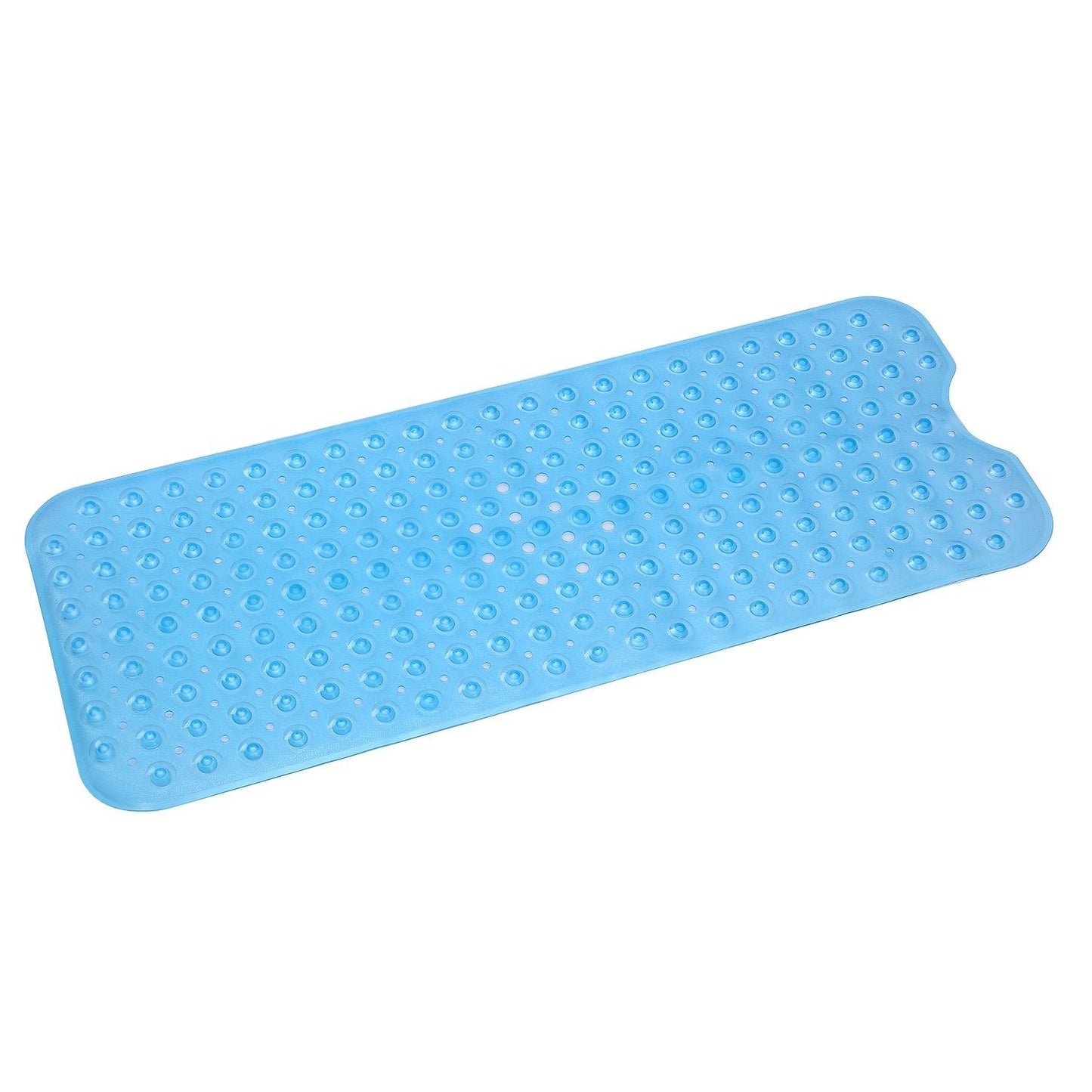 Non Slip Shower Mat Massage Anti-Bacterial with Suction Cups Blue __stock:50 Bath refund_fee:1200