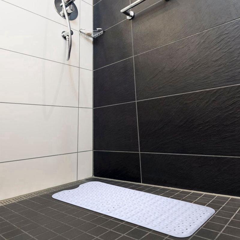 Non Slip Shower Mat Massage Anti-Bacterial with Suction Cups __stock:50 Bath refund_fee:1200