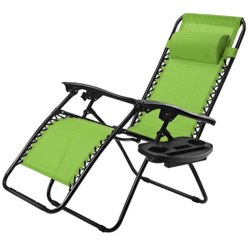 Outdoor Folding Zero Gravity Reclining Lounge Chair Green __stock:50 Garden & Patio refund_fee:2200