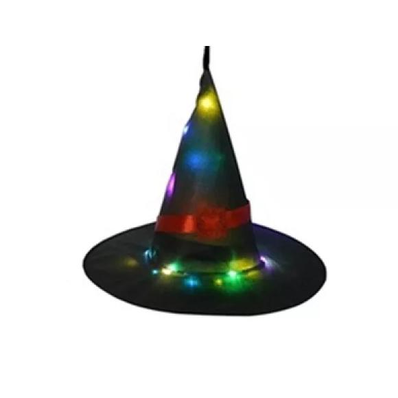 Outdoor Halloween Decoration Glowing Hats Black __stock:100 Holiday Decor & Apparel refund_fee:800 Warranty