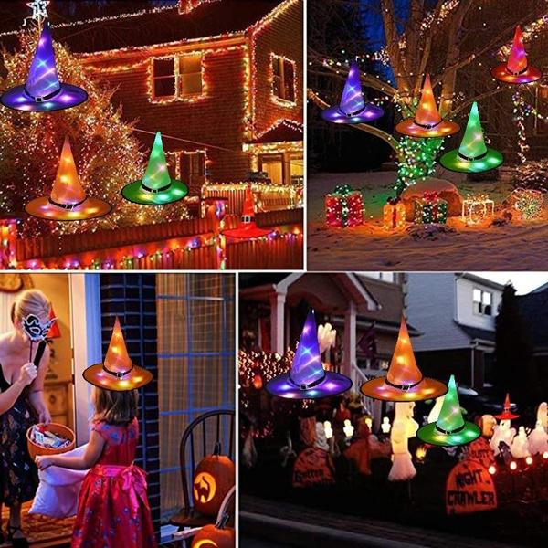 Outdoor Halloween Decoration Glowing Hats __stock:100 Holiday Decor & Apparel refund_fee:800 Warranty