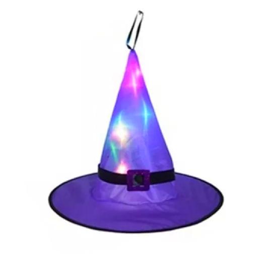 Outdoor Halloween Decoration Glowing Hats Purple __stock:100 Holiday Decor & Apparel refund_fee:800 Warranty