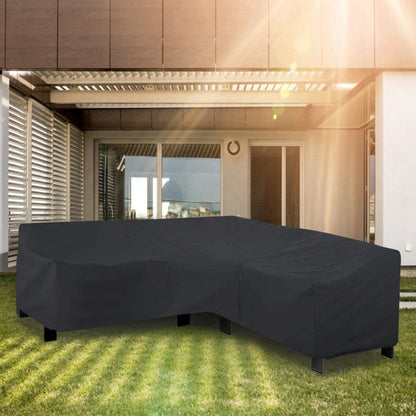 Outdoor L Shape Sofa Covers Water Resistant Garden & Patio refund_fee:1800