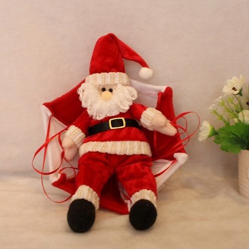 Parachute Snowman Santa Claus Ornament Santa Red Pants __stock:100 Holiday Decor & Apparel refund_fee:800