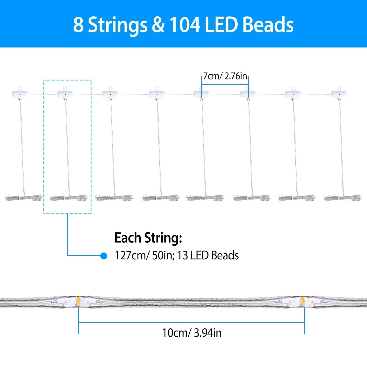 Patio Umbrella Lights 8 Lighting Mode with Remote Control Garden & Patio refund_fee:1200 Warranty