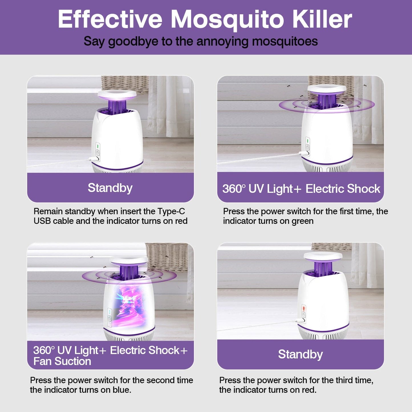 Plug-in Mosquito Zapper Max 10 with 3 Modes __stock:50 Low stock Pest Control refund_fee:1200 Warranty