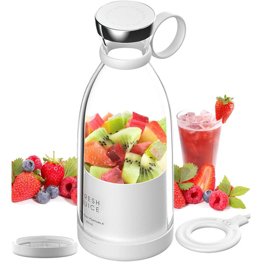 Portable Blender Bottle Electric Juicer White __stock:200 Kitchen & Dining refund_fee:1800 Warranty