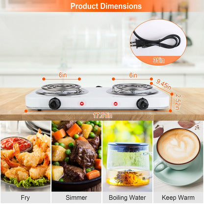 Portable Coil Heating Hot Plate Stove Countertop __stock:50 Kitchen & Dining refund_fee:1200 Warranty