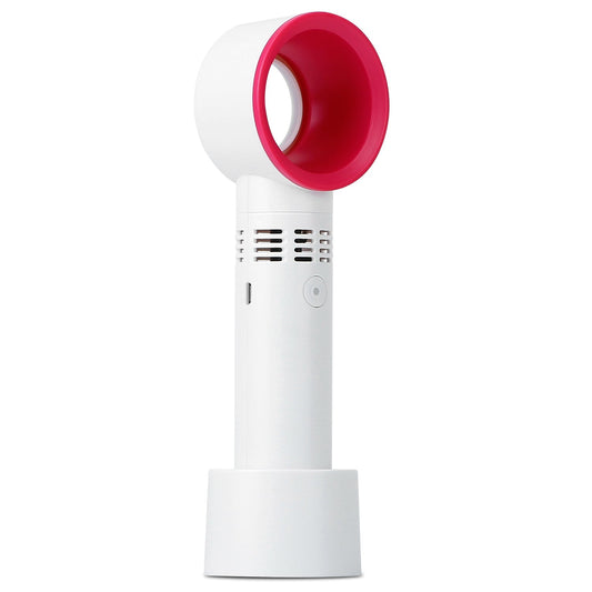 Portable Handheld Bladeless Fan White __stock:100 Household Appliances refund_fee:800 Warranty