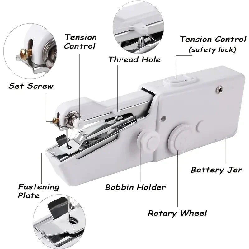 Portable Sewing Machine Quick Handheld Stitch Tool __stock:200 Household Appliances refund_fee:800 Warranty