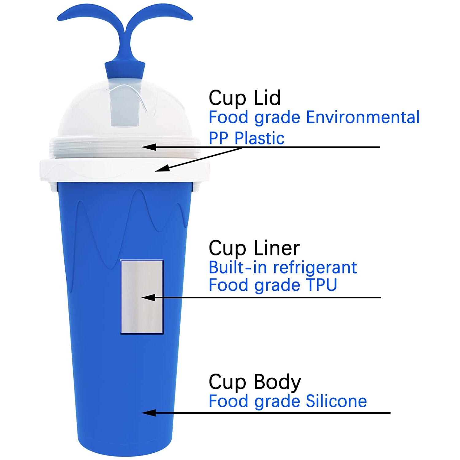 Portable Slushy Maker Cup __stock:100 Kitchen & Dining refund_fee:1200