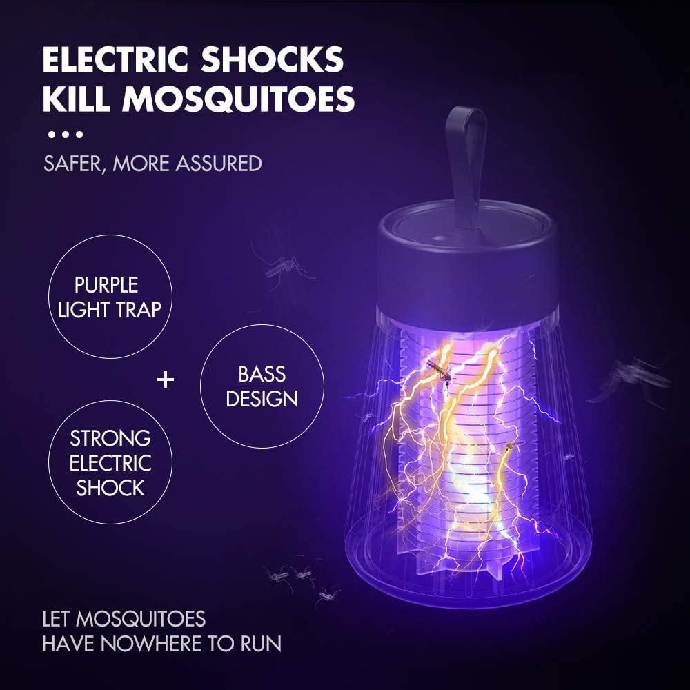 Portable USB Electric Mosquito Killing LED Lamp __stock:400 Pest Control refund_fee:1200 Warranty