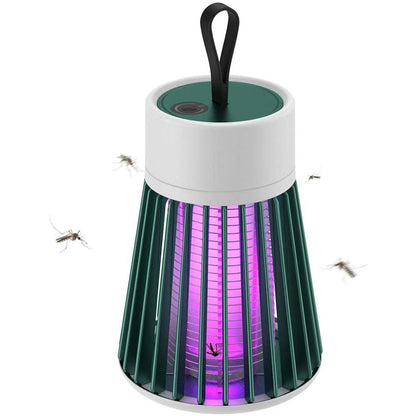 Portable USB Electric Mosquito Killing LED Lamp Green __stock:400 Pest Control refund_fee:1200 Warranty