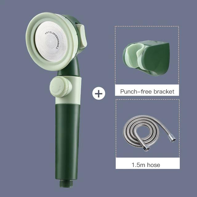 Pressurized Rain Shower Set Green Set 3 __stock:500 Bath refund_fee:800