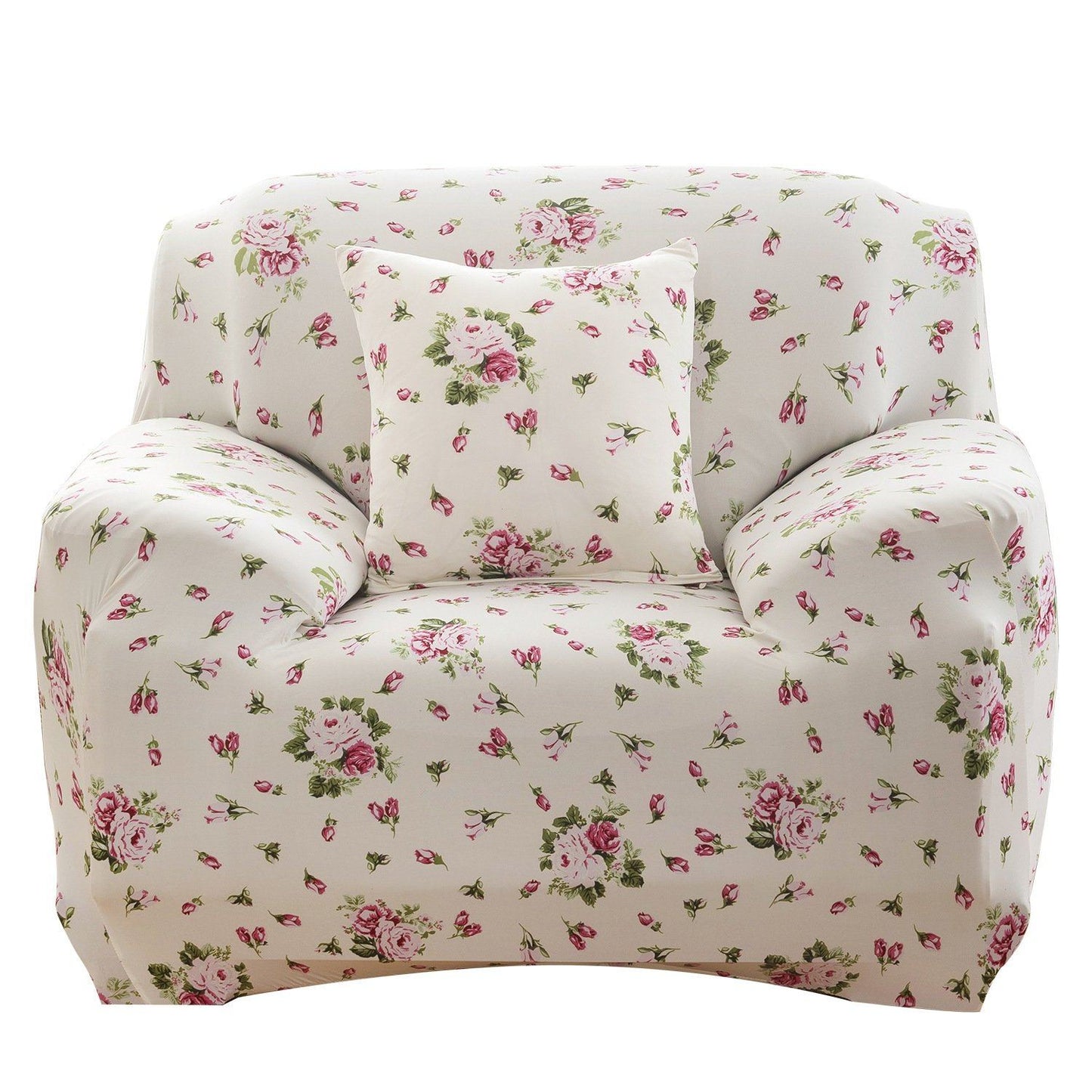 Printed Stretch Sofa Cover Chair Euro Pink Furniture and Décor refund_fee:1200