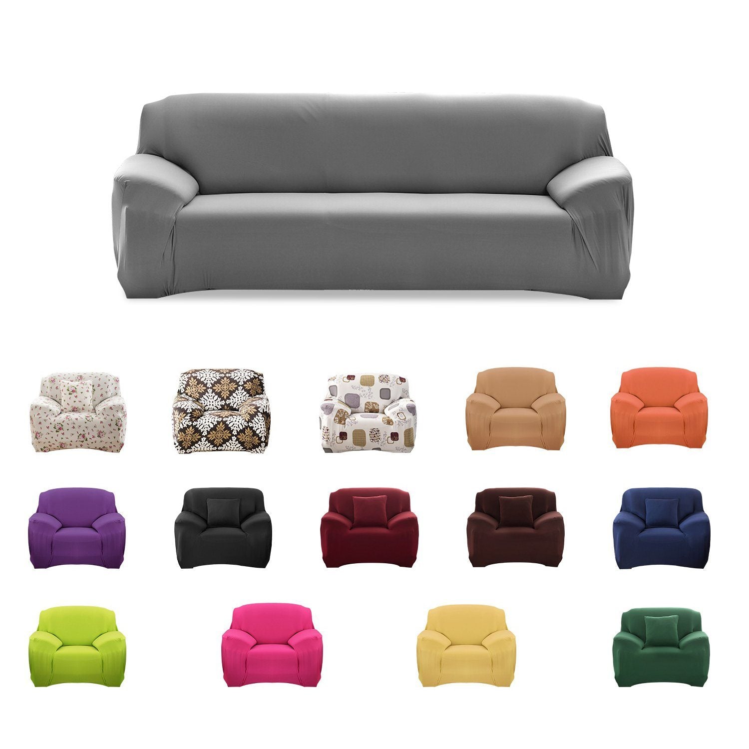 Printed Stretch Sofa Cover Furniture and Décor refund_fee:1200