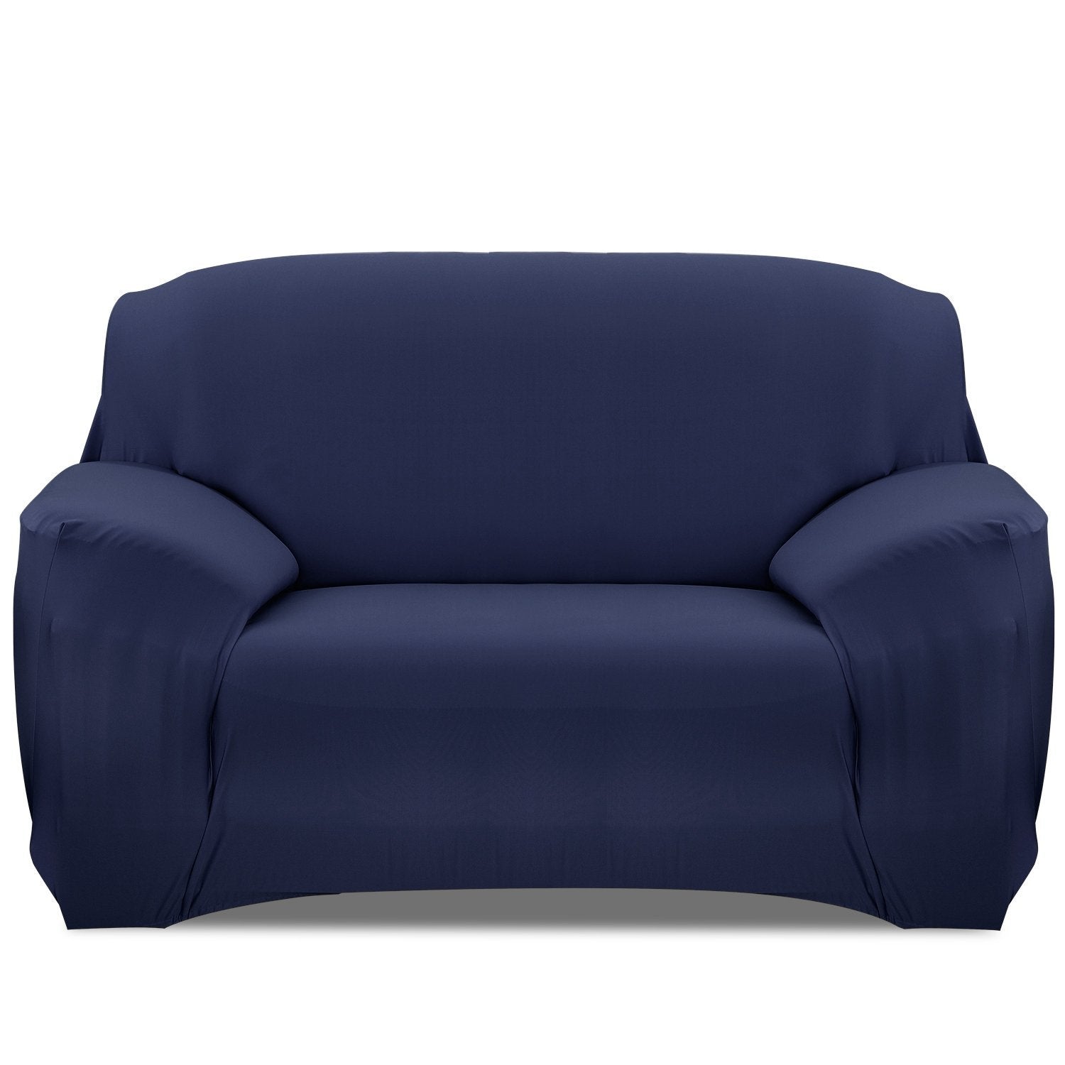 Printed Stretch Sofa Cover Loveseat Navy Blue Furniture and Décor refund_fee:1200