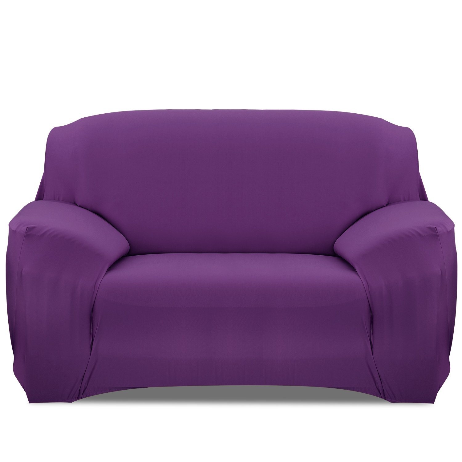 Printed Stretch Sofa Cover Loveseat Purple Furniture and Décor refund_fee:1200