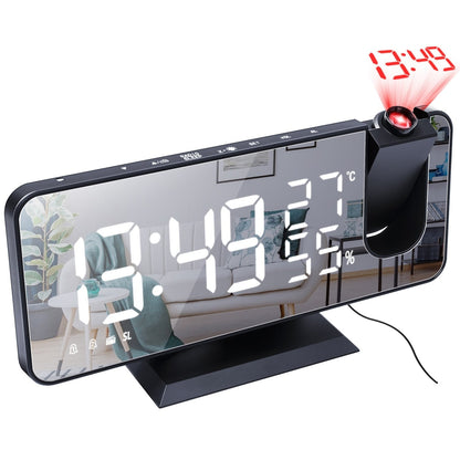 Projection Alarm Clock with Radio Function __stock:50 Household Appliances refund_fee:1200 Warranty