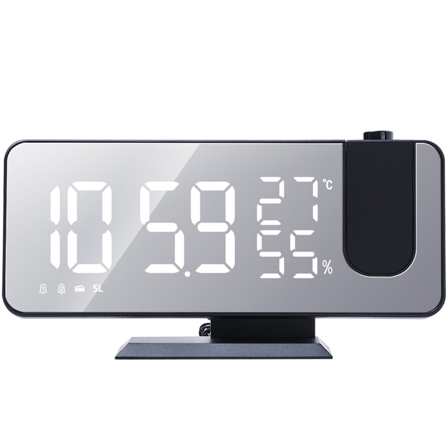 Projection Alarm Clock with Radio Function __stock:50 Household Appliances refund_fee:1200 Warranty