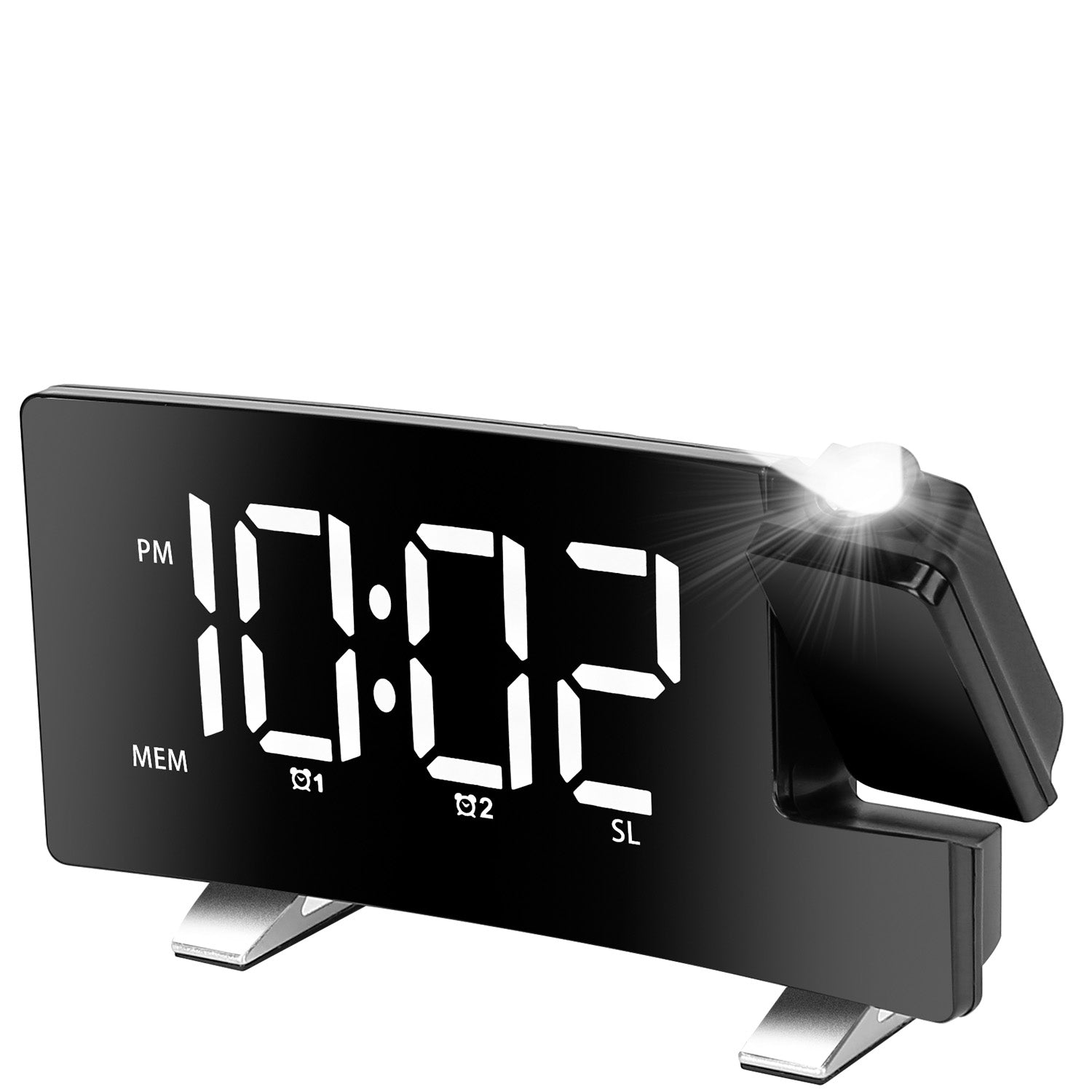 Projection Alarm Clock with Radio __stock:100 Household Appliances refund_fee:1200 Warranty