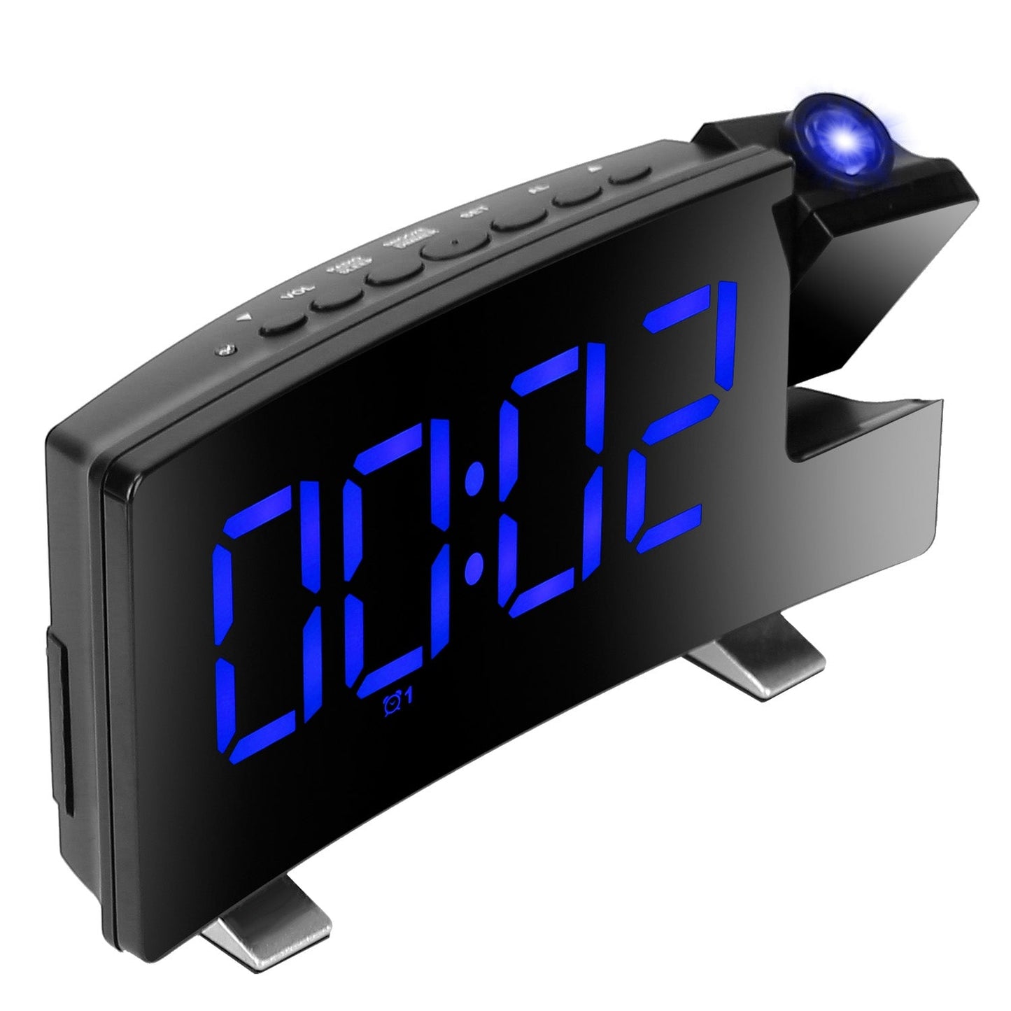 Projection Alarm Clock with Radio __stock:100 Household Appliances refund_fee:1200 Warranty