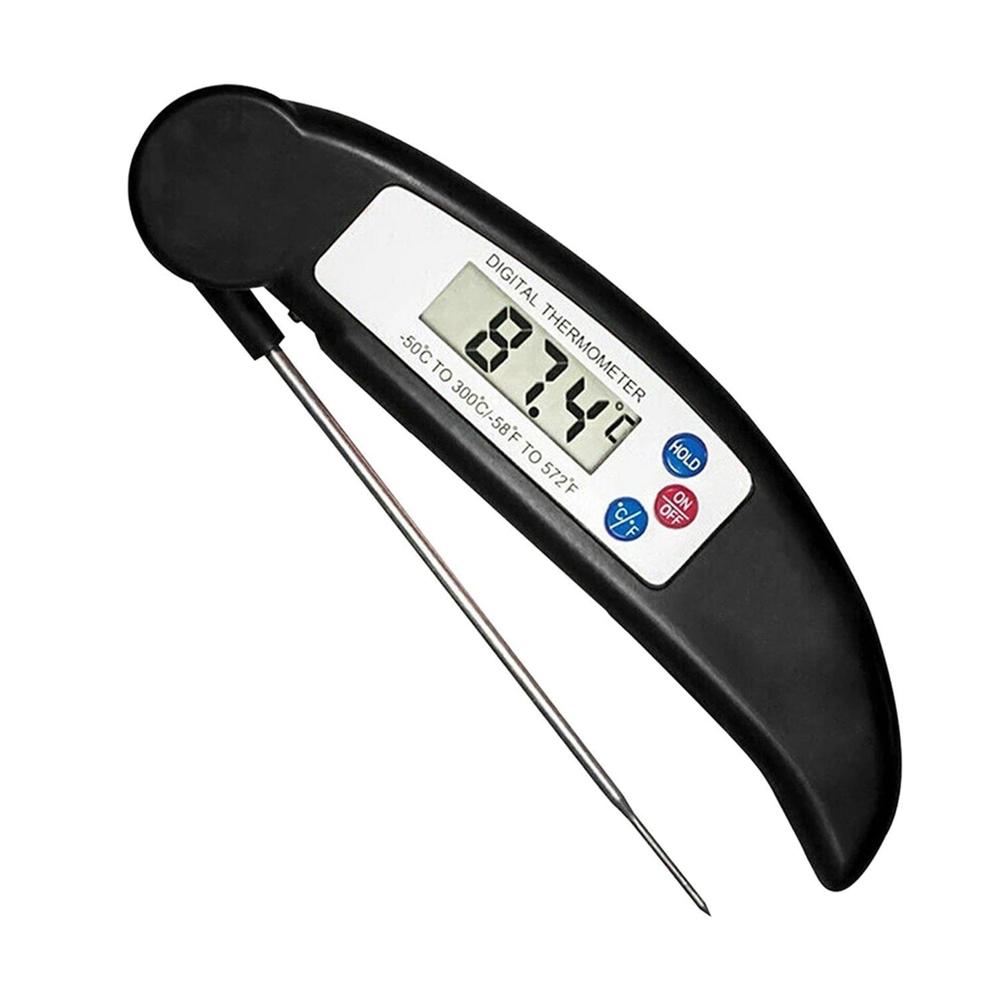 ProThermo Instant-Read Digital Meat Thermometer Black Kitchen & Dining refund_fee:800