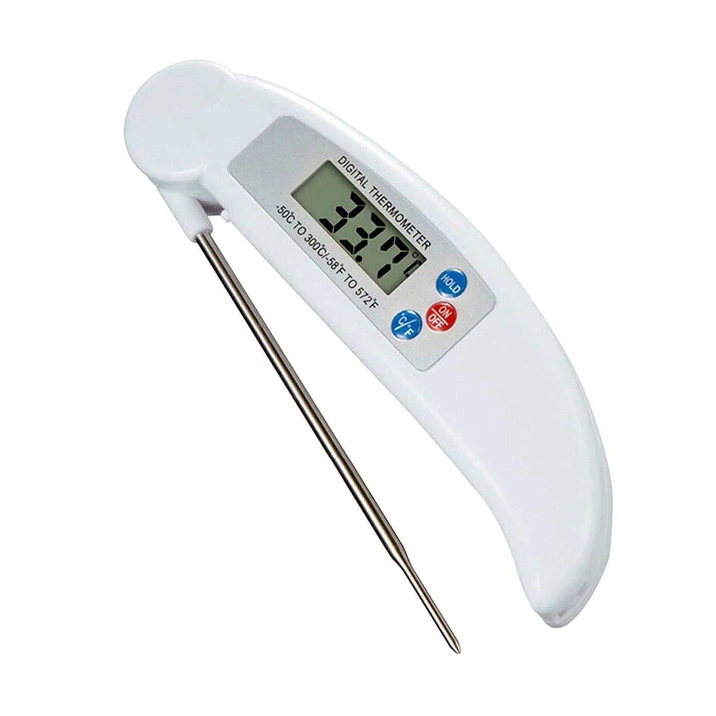 ProThermo Instant-Read Digital Meat Thermometer White Kitchen & Dining refund_fee:800