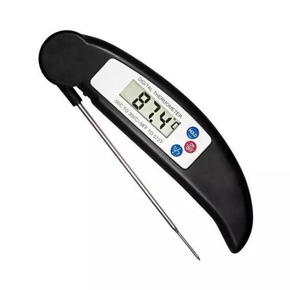 ProThermo Instant-Read Stainless Steel Digital Meat and Poultry Thermometer Black __stock:500 Kitchen & Dining refund_fee:800