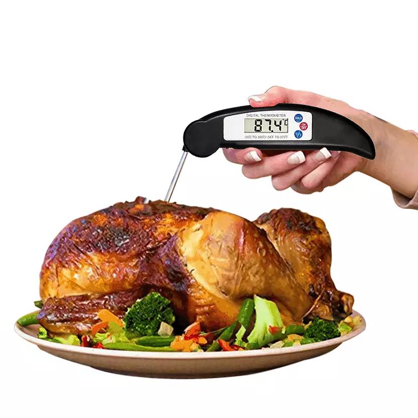 ProThermo Instant-Read Stainless Steel Digital Meat and Poultry Thermometer __stock:500 Kitchen & Dining refund_fee:800