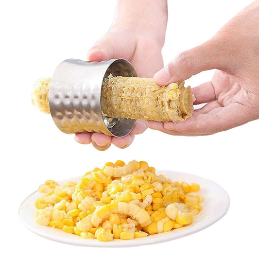 Quick Corn Cob Stainless Steel Cutter And Peeling Ring __stock:50 Kitchen & Dining refund_fee:800
