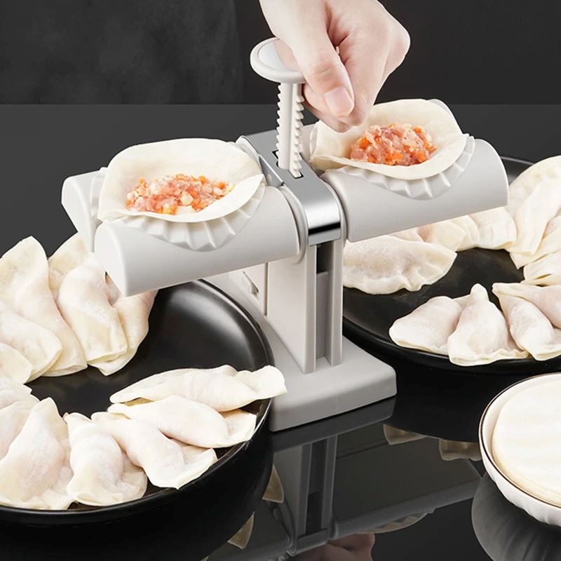 Quick Double Dumpling Maker __stock:200 Kitchen & Dining refund_fee:1200